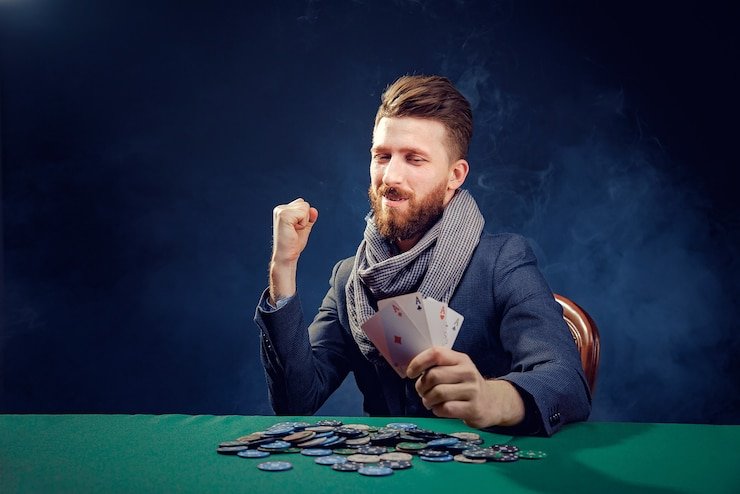 Studio live casino Allbet dengan dealer profesional dan tampilan multi-kamera di platform naga404